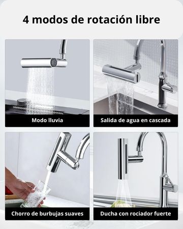 Extension Grifo de Cocina Giratorio