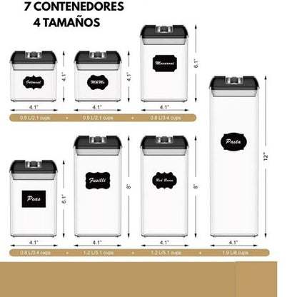 Set-7 Contenedores Hermeticos