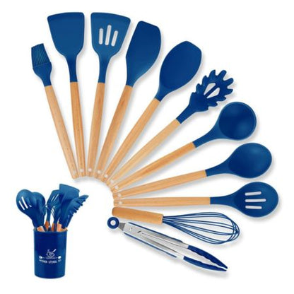 Set 12 Utensilios Cocina Silicona