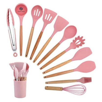 Set 12 Utensilios Cocina Silicona